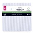 thumbnail image 3 of Mainstays 4-Piece 300 Thread Count Grey Stripe- CVC Cotton Blend Bed Sheet Set, Double (Adult), 3 of 7