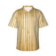 thumbnail image 1 of Fotbe Bamboo Wall Camisa Hawaiana para Hombre Unisex – Camisa Casual de Verano con Botones de Manga Corta de Algodón y Lino,Large, 1 of 7