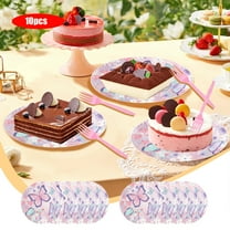 Plastic Plates Party Plates Butterflies Birthday Party Supplies Colorful Tableware Set Of Disposable Tableware Dessert Plates Birthday Plates
