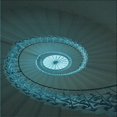 thumbnail image 1 of Ahgly Company Tapis d'Intérieur Lavable en Machine Carré Transitionnel Vert Cyan Foncé, 4 Pieds Carré, 1 of 7