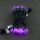 thumbnail image 2 of Luces LED navideñas Yuletime, moradas, 33 pies, 100 unidades, 2 of 7