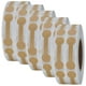 thumbnail image 1 of Etiquetas Adheribles para Joyeria GlamTagBrown 5 Rollos con 2500 Etiquetas 4.2x1.1cm Marrón., 1 of 1