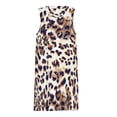 thumbnail image 3 of Animal print, leopard texture Spring Summer Dresses for Women Fashion T-shirt Dress Casual Sleeveless Loose Sundress with Pockets, 3 of 5