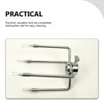 thumbnail image 3 of KAKOWELY 2Pcs Barbecue Utensils Set Rotisserie Meat Forks Stainless Steel For Grill, 3 of 8