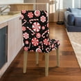 thumbnail image 5 of Xoenoiee Christmas Candy Print Waterproof Chair Covers for Dining Room, Dining Room Chair Covers Protectors Stretch Kitchen Parson Chair Slipcovers Christmas Decoration, 1 Set, 5 of 7