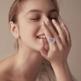 thumbnail image 4 of Anillo sensible al agua que cambia de temperatura Anillo sensible para piedras preciosas Anillos sensibles al color, 4 of 8