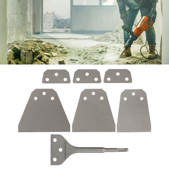 Electric Hammer Scraper, Floor Scraper Kit Vibration Ultra Thin Flexible Blades For Delicate Jobs