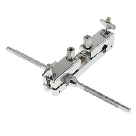 Drum Set Clamp Bass Drum Multiclamps Quickly Lock for Drums Cymbals Percussion Metal Drum Hardware Clamp Drum Connecting Clamp 2 Holes Drum Clamp