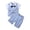 1-Blue314, variant on Byoo Newborn Boy Formal Suit Set Solid Vest Button-Front Shirt Shorts Bow Tie Cloth Set Party Wedding Sets for Children