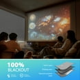 thumbnail image 5 of Estbridge [Solar-powered Roller Shades] Solar-powered  No-drill Fully Blackout Electric Roller Shades | Cordless Roller Shades for Privacy Protection  Electric Operation  Suitable for Ind, 5 of 5