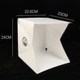 thumbnail image 3 of Photography LED Light Room Photo Studio Light Tent Soft Box for DSLR Camera 22CM Portable Folding Lightbox, 3 of 6