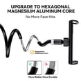 thumbnail image 3 of Flycoco Soporte Para Tableta Con Cuello De Cisne [Actualizado] Clip De Soporte Con Brazo Largo Flexible Para Cama Compatible Con Ipad Pro Air/Iphone/Kindle Fire/Switch U Otro Dispositivo De 4 A 13 Pul, 3 of 7