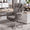 Gray, variant on Cross-Legged Office Chair with Faux Leather, Recline & Adjustable Lumbar