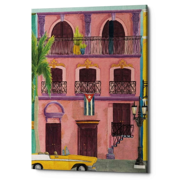 Epic Graffiti 'Havana II' by Elyse DeNeige, Canvas Wall Art, 26"x34"