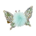 thumbnail image 2 of QIQUWOHUL Flying Butterfly Hairpin Sparkly Butterfly Hair Clips Women Cute Alloy Flying Butterfly Hairpin Clips Moving Crystal Rhinestone Hair Pin Girls Shiny Hair Clips Barrette, 2 of 9