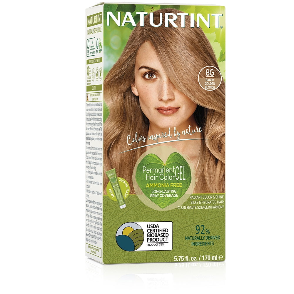 Naturtint Permanent Hair Color 8G Sandy Golden Blonde