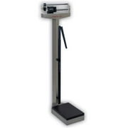 Detecto 439S 400 lb Capacity Stainless Steel Beam Scale w/ Height Rod