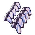 thumbnail image 1 of 10 Pcs Couvre-Chefs de Club avec Numéros, Couvre-Chefs de Golf Brodés, Violet, 1 of 9