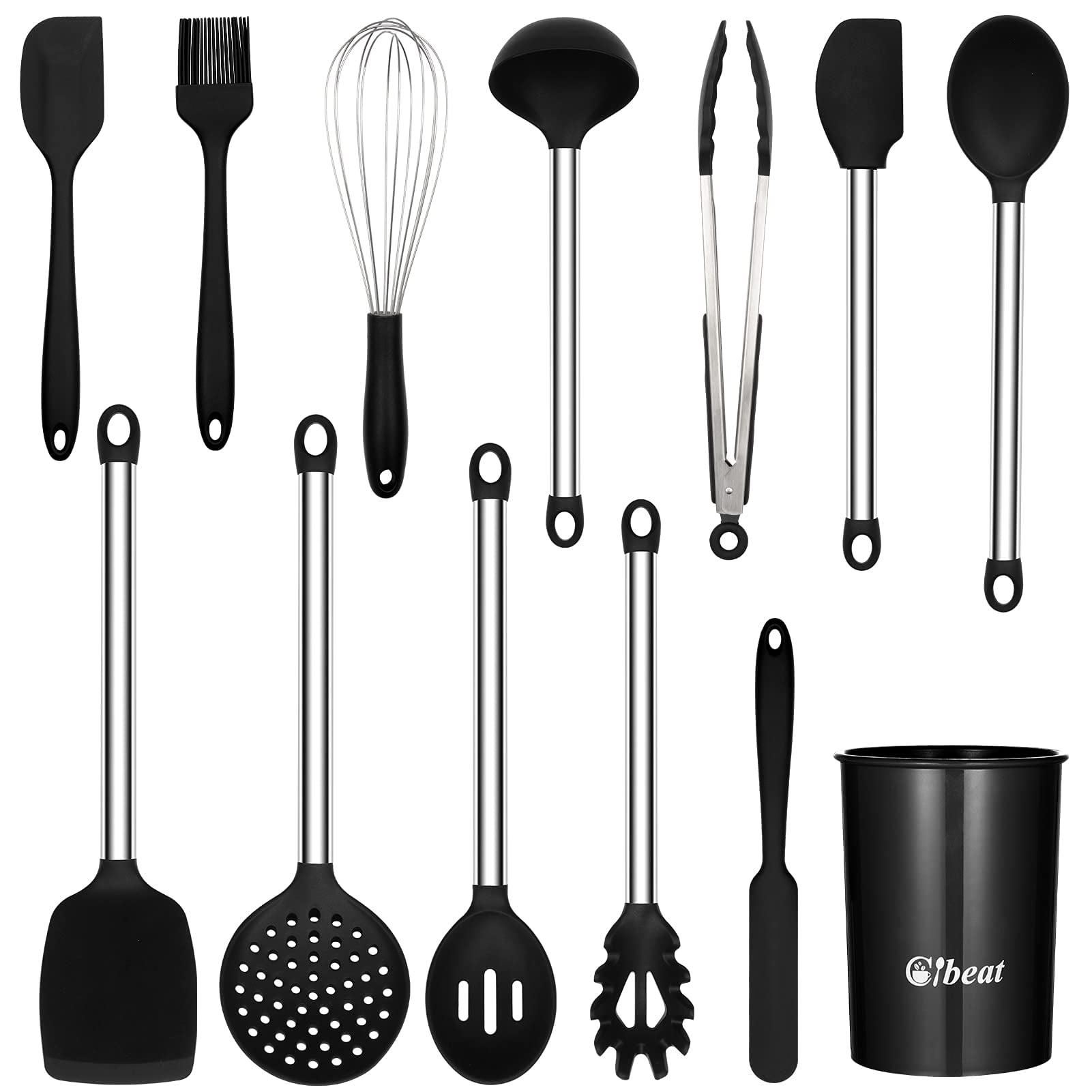 Silicone Stirring Spoon Sets – Honey Bear Kitchen