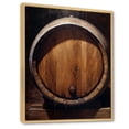 thumbnail image 2 of Designart "Oak Barrels' Essence" Wine Floater Framed Canvas Prints, 2 of 5
