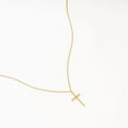 thumbnail image 6 of CFIOZYOS Cross Necklace Faith Pendant 14K Plated Dainty Chain Minimalist Simple Tiny God Lords Prayer Religious Jewelry, 6 of 11