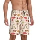 thumbnail image 2 of Balery Autumn Pantalones cortos de pijama de punto de algodón para hombre con cinturilla y bolsillos-Medium, 2 of 6