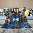 thumbnail image 2 of Shangniulu Anime Blanket Super Soft Flannel Throw Blanket Light Weight for Living Room Bedroom Couch Sofa Fleece Gifts for Boys Girls Adult 40"x50", 2 of 6
