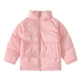 thumbnail image 2 of Esaierr Boys Girls Cotton Jacket Outerwear for Kids Toddle 3-12Y Winter Snow Coats Cotton Zipper Baby Padded Outerwear Jacket Tops, 2 of 7