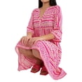 thumbnail image 2 of Womens Loose Fit V Neck Casual Short Dress Summer Flowy Mini Dress Beach 10996 Red XXL, 2 of 9