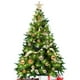 thumbnail image 1 of Juego de 45 adornos navideños de plástico irrompible con diseños pintados y estrella para la punta del árbol | Decoración navideña colorida para niños y familias, 1 of 9