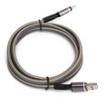 thumbnail image 2 of Cable de carga rápida 5A, Cable de datos de carga gris duradero Resistencia a la oxidación de 1 m para teléfono móvil Android para teléfono móvil IOS, 2 of 8