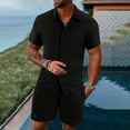 thumbnail image 2 of Men's Lightweight Summer Suit Comfortable Athletic Two Piece Set Breathable Casual Outfit for Sports and Leisure, 2 of 2
