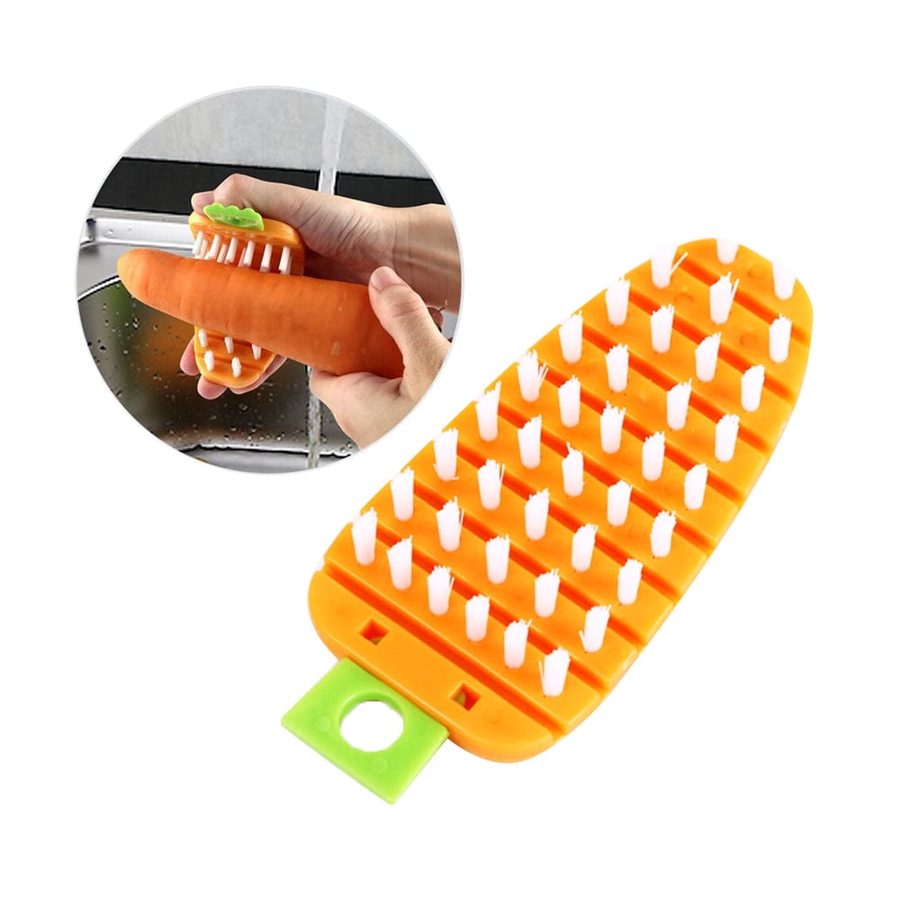 Abenow Random Veggie Vegetable Scrubber Scrub Cleaning Brush Kitchen