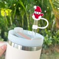 thumbnail image 3 of Cubiertas de paja Velaco Christmas para vasos Stanley de 1,2 litros, 6 unidades, 3 of 6