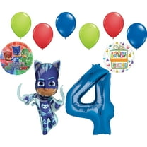 PJ Masks Catboy 4th Birthday Party Supplies Balloon Bouquet Decorations