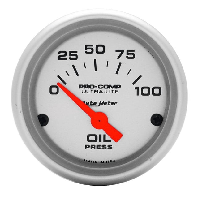 Medidor Electromecánico Auto Meter 4327 Ultra-Lite 5,24 cm