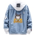 thumbnail image 1 of Chaqueta vaquera Sanmu de estilo casual con estampado digital Kuromi Harry P, 1 of 3
