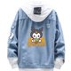 thumbnail image 1 of Chaqueta vaquera Sanmu de estilo casual con estampado digital Kuromi Harry P, 1 of 3