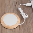 thumbnail image 1 of Phenofice Portable Mug Warmer Light Brown Beverage Warmer for Desk 1Set, 1 of 6