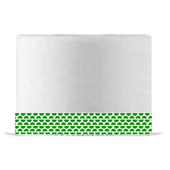 Green Waves Edible Cake Decoration Ribbon -6 Slim Strips