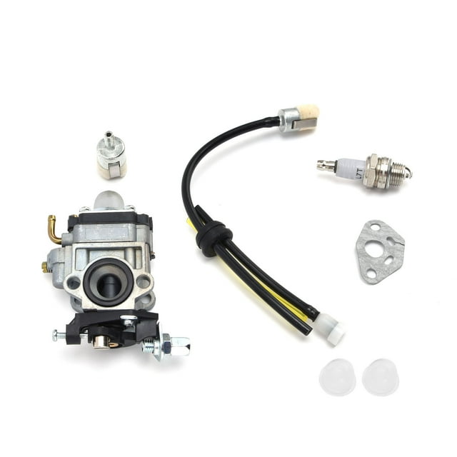 Compatible con el juego de tubos de aceite para carburador y bujía de soplador PoulanPro PR46BT y Poulan 46cc