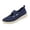 Blue, variant on Women's Cutout Mary Jane Flats, Knit Breathable Orthopedic Ballet Shoes, Round Toe Arch Support Casual Work Outdoor Walking Shoes Beige