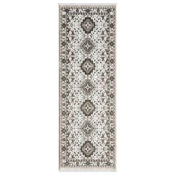 United Weavers Hudson Area Rug 680 50190 Magi Cream, 2' x 7'