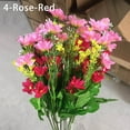 thumbnail image 2 of Flmtop 1 Bouquet 28 Heads Fake Daisy Artificial Silk Flower Home Wedding Decoration, 2 of 7