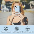 thumbnail image 2 of iPhone 13 Case iPhone 13 Phone Case Liquid Silicone Gel Rubber Cases Slim Anti-Scratch Soft Microfiber Lining Full Shockproof Protective Girls Women Cover for iPhone 13 6.1", Light Blue, 2 of 15