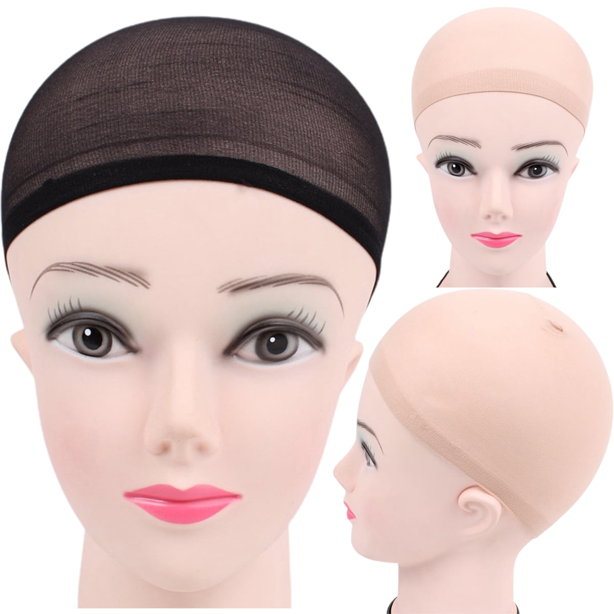 Travelwant 20Pcs Nylon Wig Caps,Stocking Caps For Wigs Stretchy Wig Caps Wig Caps For Women