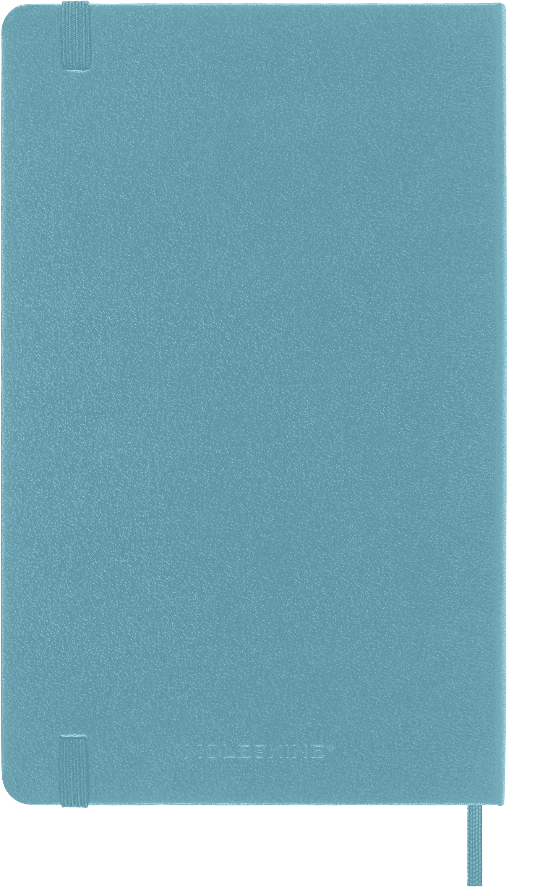 Moleskine Classic Notebook, Hard Cover, Large (5" x 8.25"), Ruled, Blue Reef