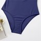 thumbnail image 3 of Gibobby Trajes de Baño Mujer Completos Traje de baño de mujer Frente sobre trajes de baño Trajes de baño huecos Monokinis(Marina,XL), 3 of 5