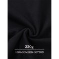 thumbnail image 4 of Creative fashion monogram print, boutique 220g thickened cotton T-shirt, men's fashion casual cotton T-shirt, short-sleeved crewneck T-shirt, 4 of 5
