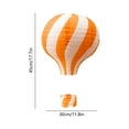 thumbnail image 3 of hulanddfd Hanging Hot Air Balloons Paper Lanterns 17.7x11.8in Paper Lanterns with Metal Hook Birthday Weddings Christmas Party Decor Orange, 3 of 6